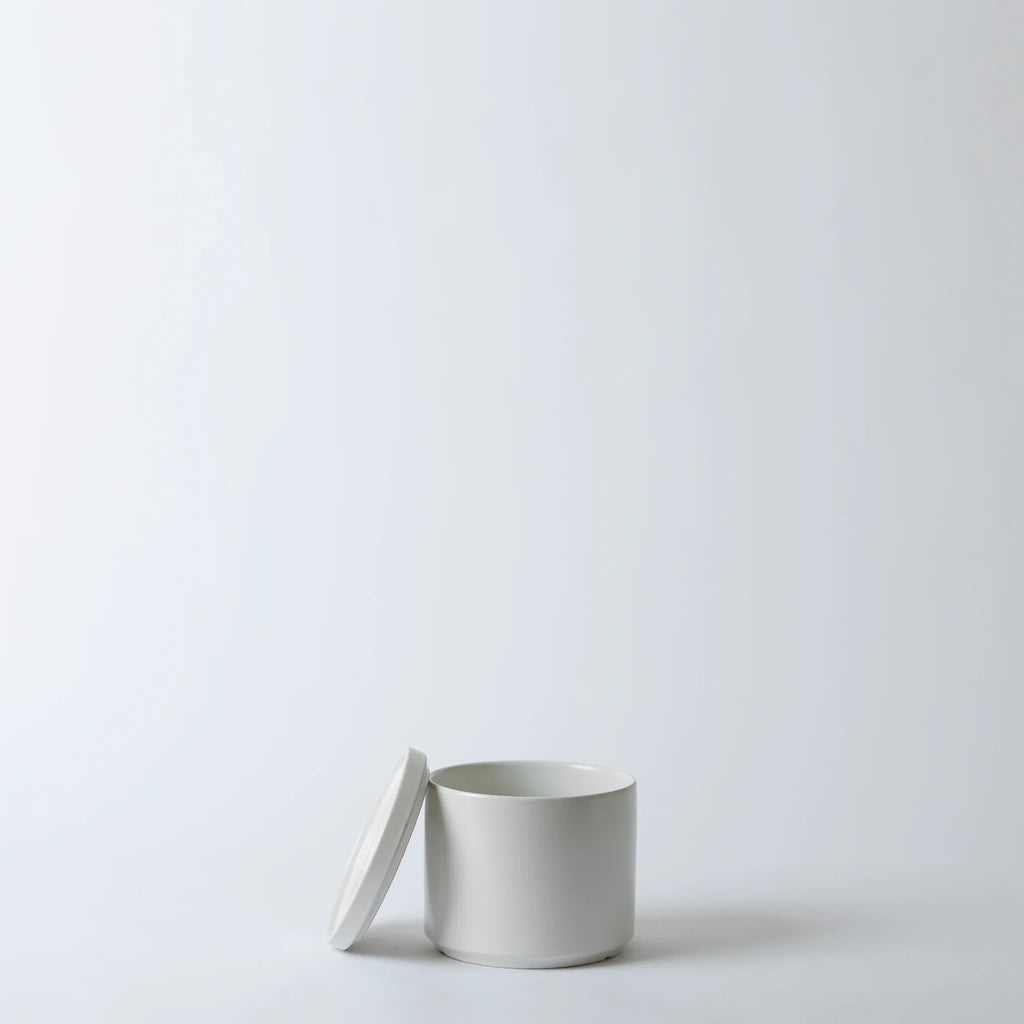 Lbe Design LBE Design Solid Goods - Ceramic Cylinder with Saucer | Heirloom Boulevard