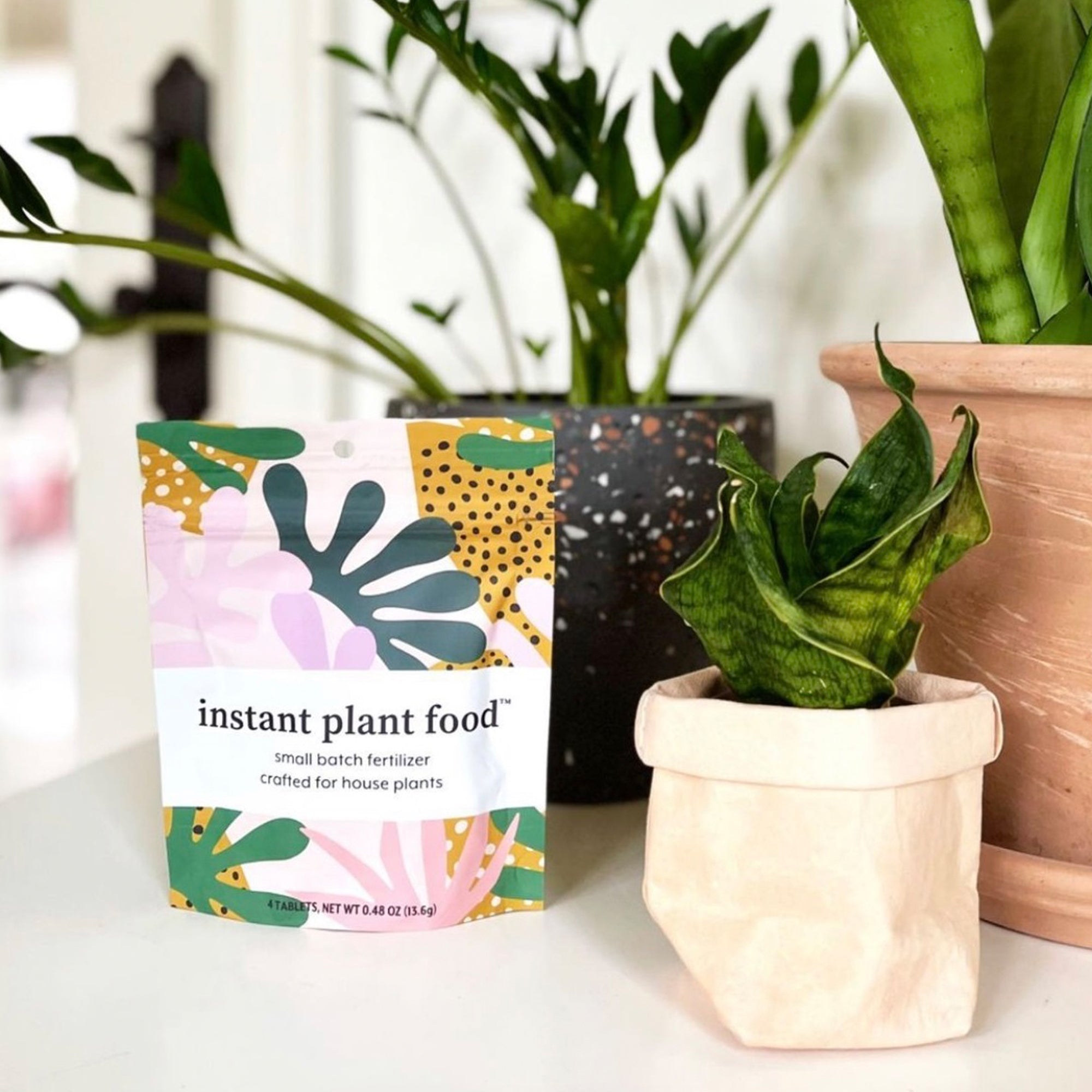 Instant Plant Food Instant Plant Food Tablets – 2 Pouches (4 Tablets per Pouch) - Plant Fertilizer for HOUSEPLANTS | Heirloom Boulevard
