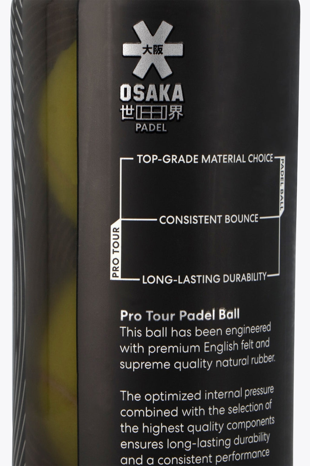 Osaka Pro Tour Padel Ball - 3 Ball Can | No Color | Heirloom Boulevard