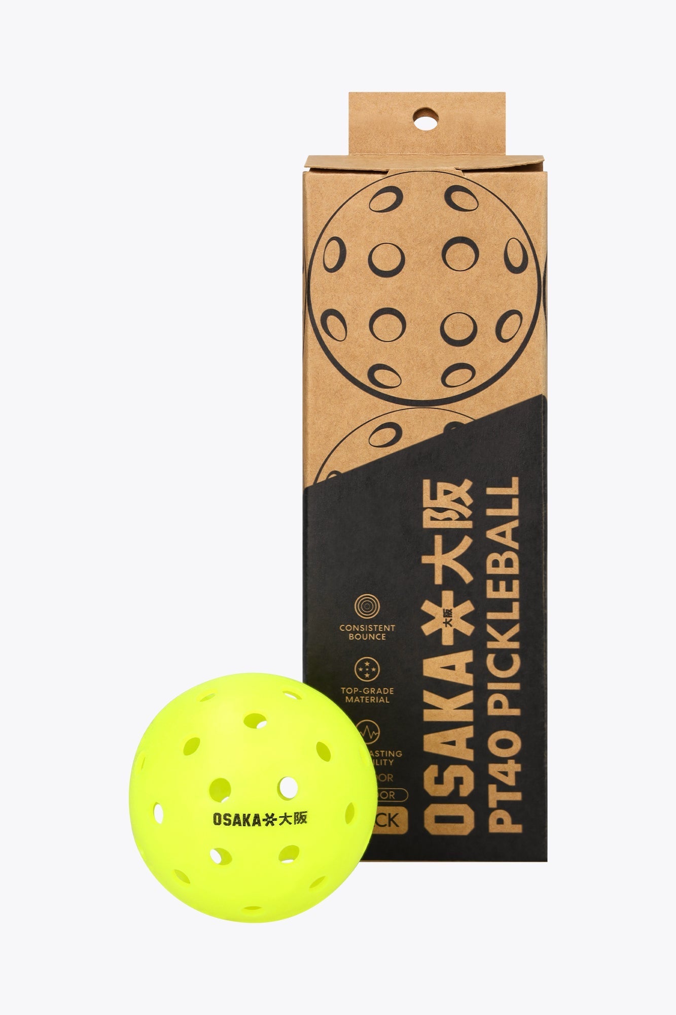 Osaka Pickleball Balls PT40 | Fluorescent Lime Fluorescent Lime | Heirloom Boulevard