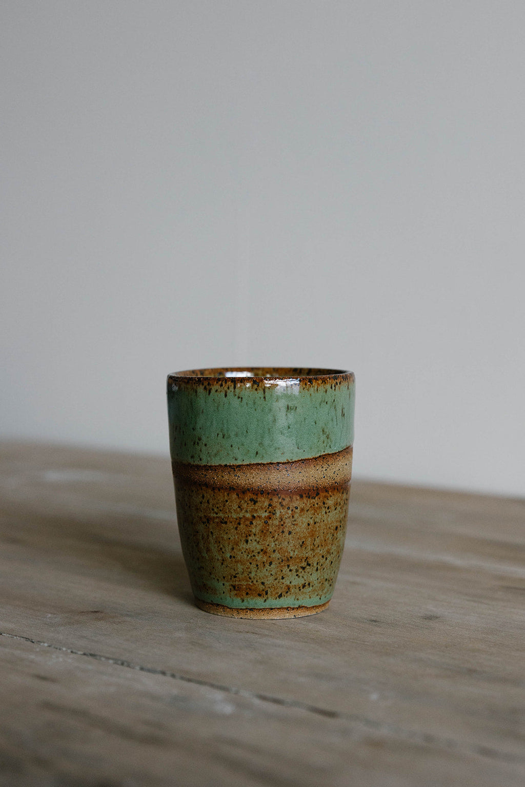 KJ Pottery The Tumbler Desert Green | Heirloom Boulevard