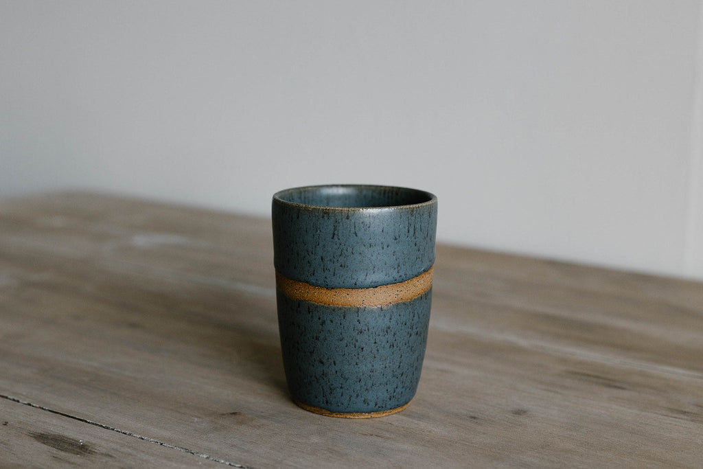KJ Pottery The Tumbler Smoke Blue | Heirloom Boulevard