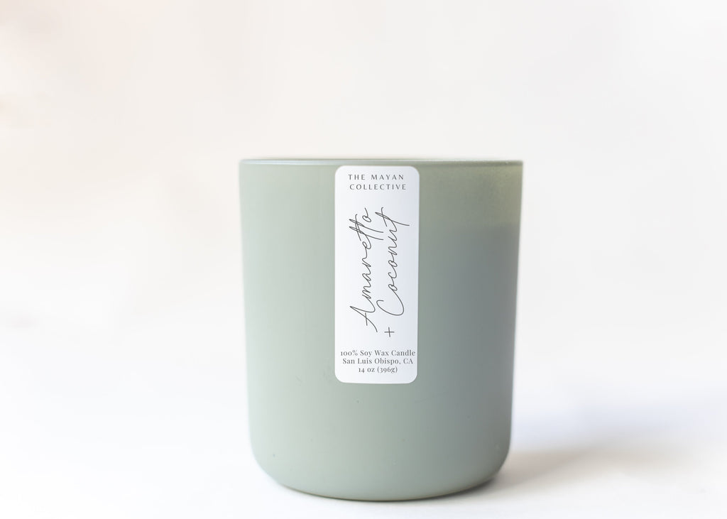 Amaretto + Coconut Soy Wax Candle
