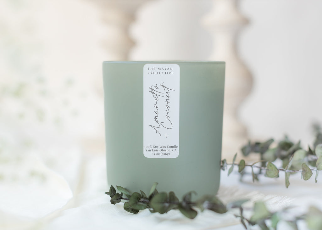 Amaretto + Coconut Soy Wax Candle