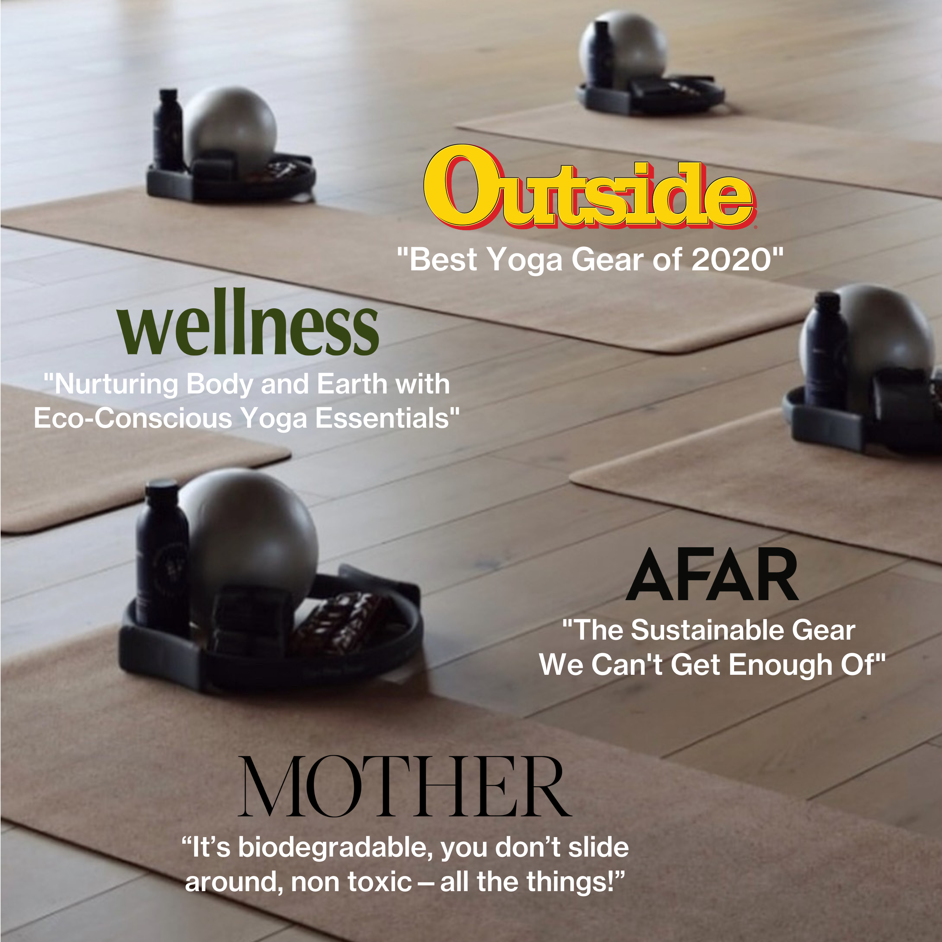 Ananday Cork Yoga Mat Ananday | Heirloom Boulevard