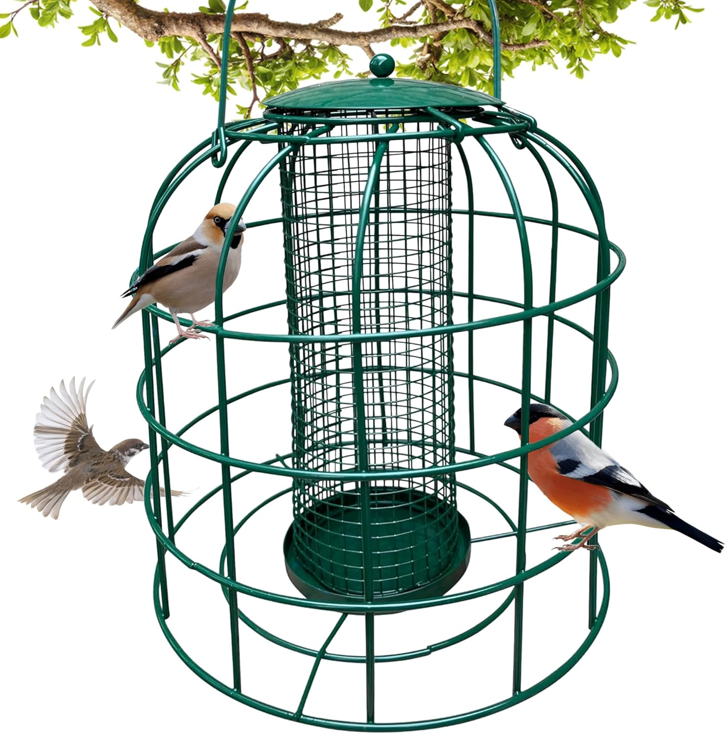 Garden Guru Squirrel Resistant Mesh Tube Bird Feeder | Heirloom Boulevard