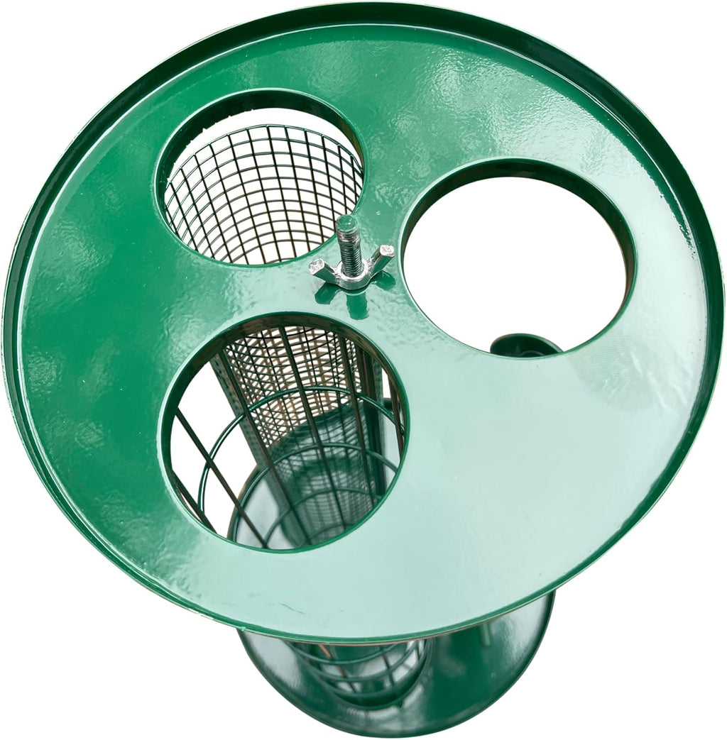 Garden Guru 3-in-1 Outdoor Tube Bird Feeder for Small Wild Birds | Heirloom Boulevard