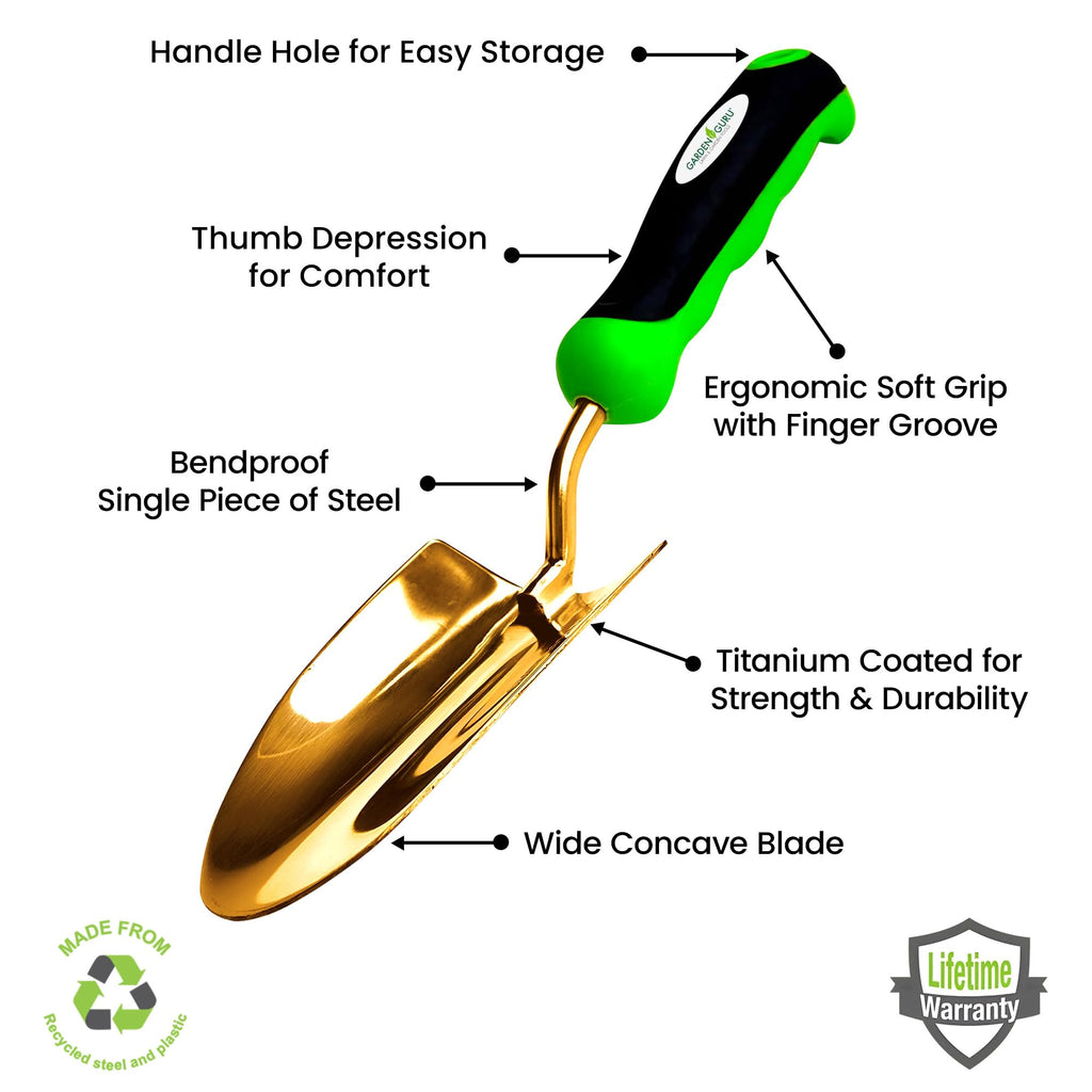Garden Guru Titanium Garden Trowel | Heirloom Boulevard
