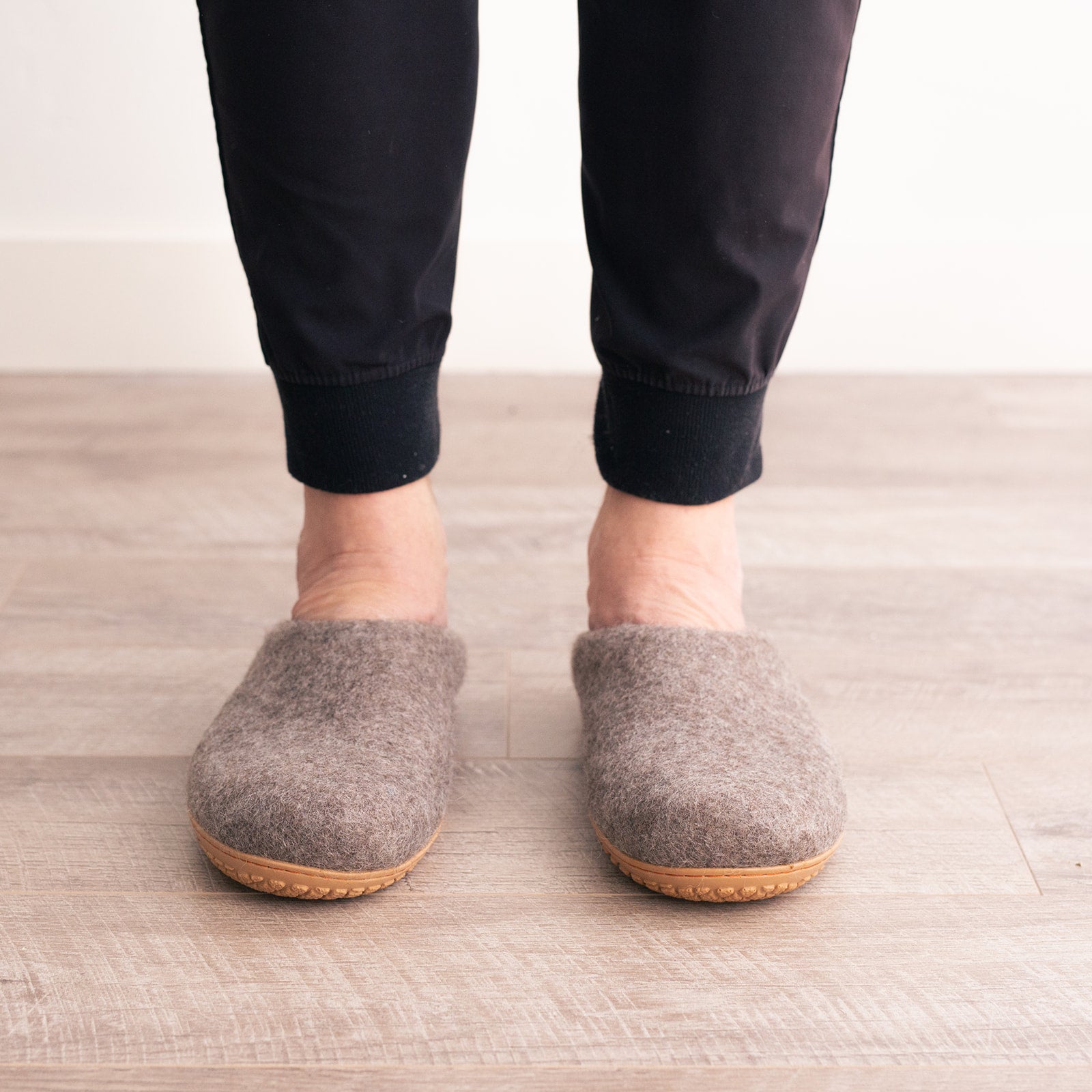 Mens Organic Merino Wool Slippers Fuzzy Cove | Heirloom Boulevard