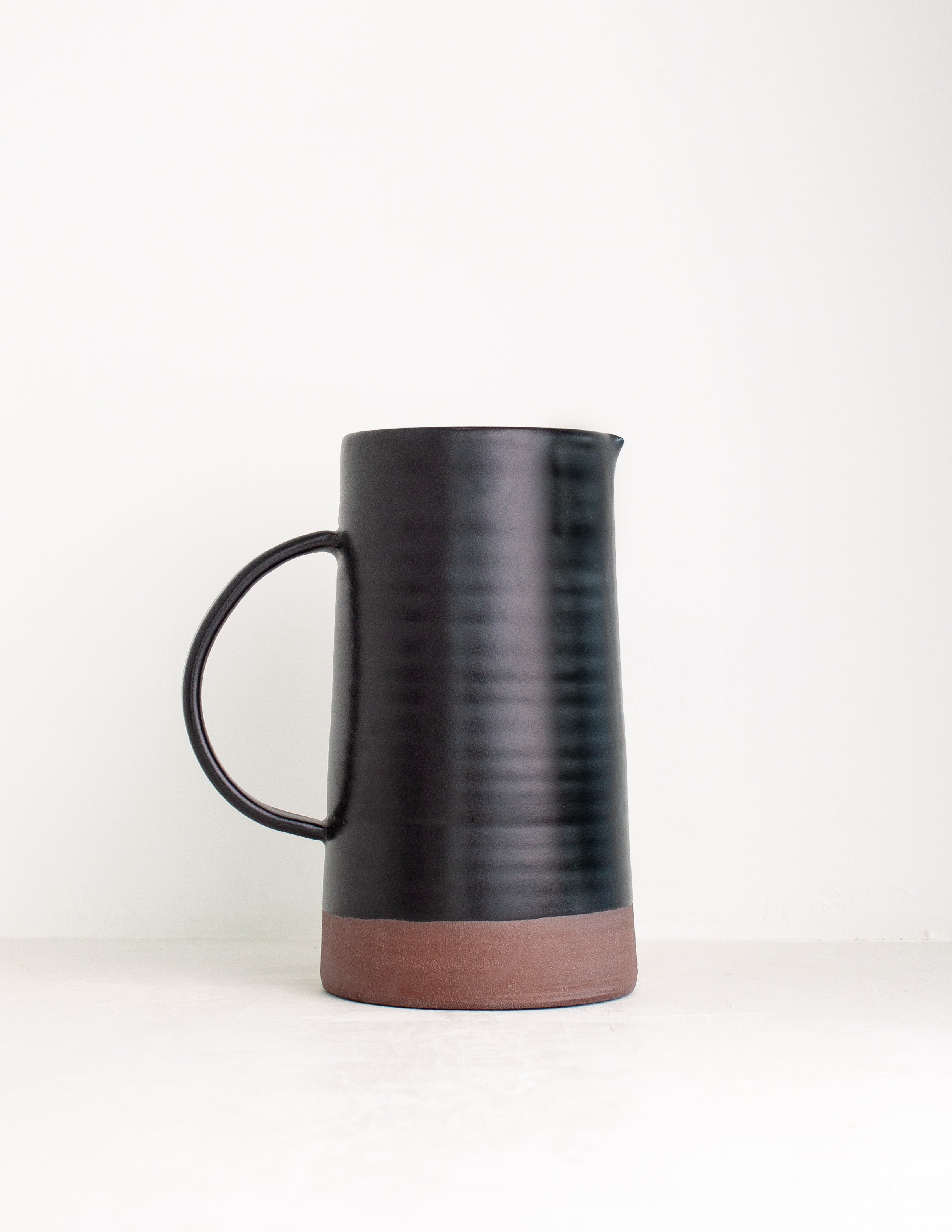Black Oak Art Pitcher Black | Heirloom Boulevard
