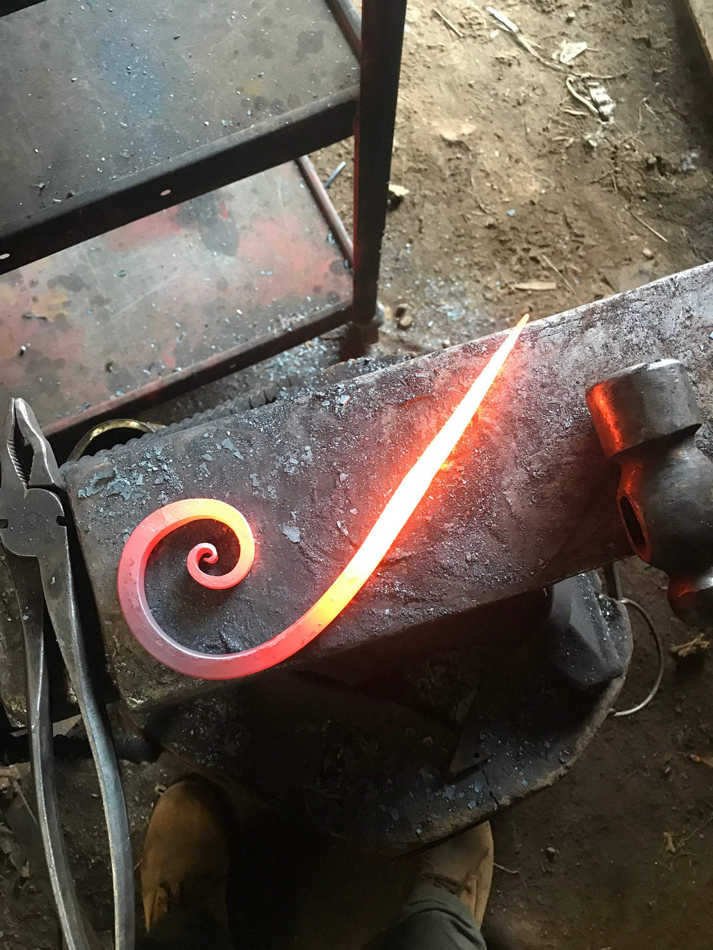 Wicks Forge Bookends - Scrolled Design | Heirloom Boulevard