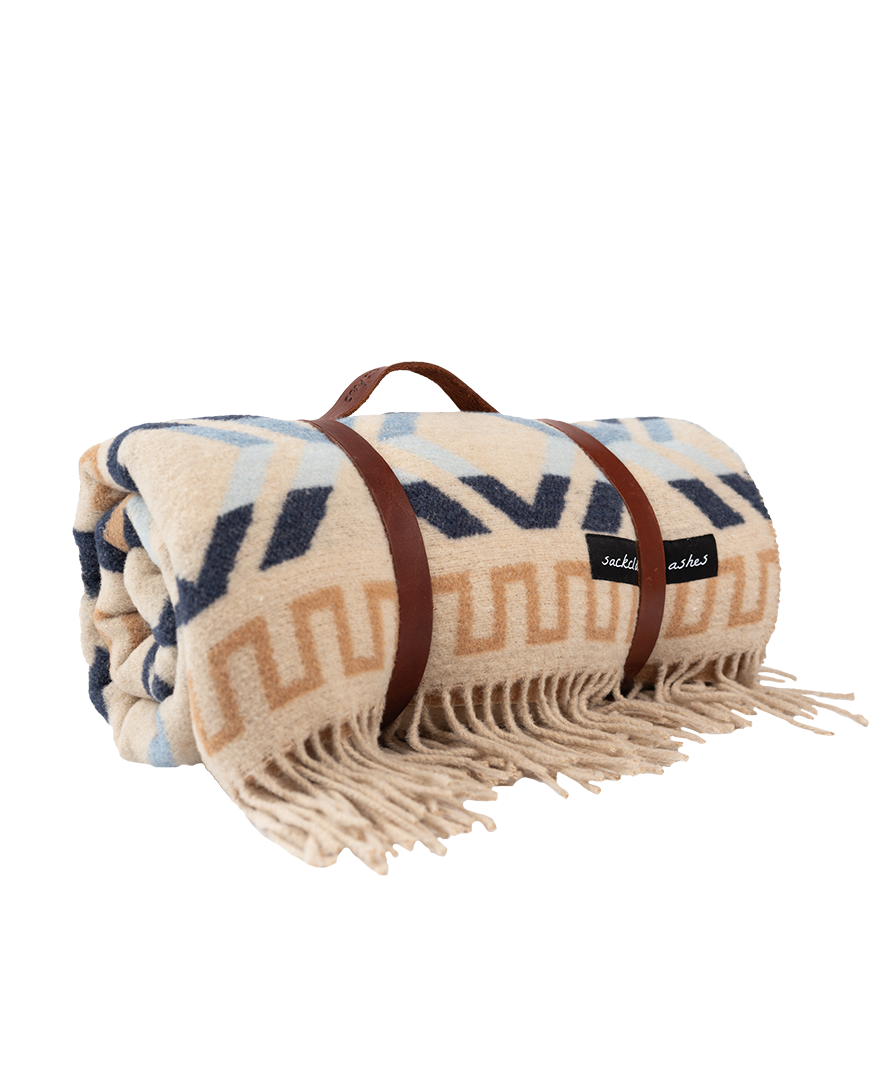 Sackcloth & Ashes Leather Blanket Roll | Heirloom Boulevard