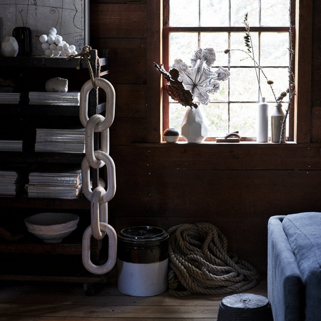 Pale Wood Chain, Large Link | Heirloom Boulevard