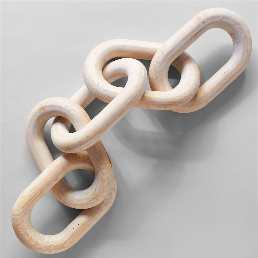Pale Wood Chain, Large Link 5-link | Heirloom Boulevard