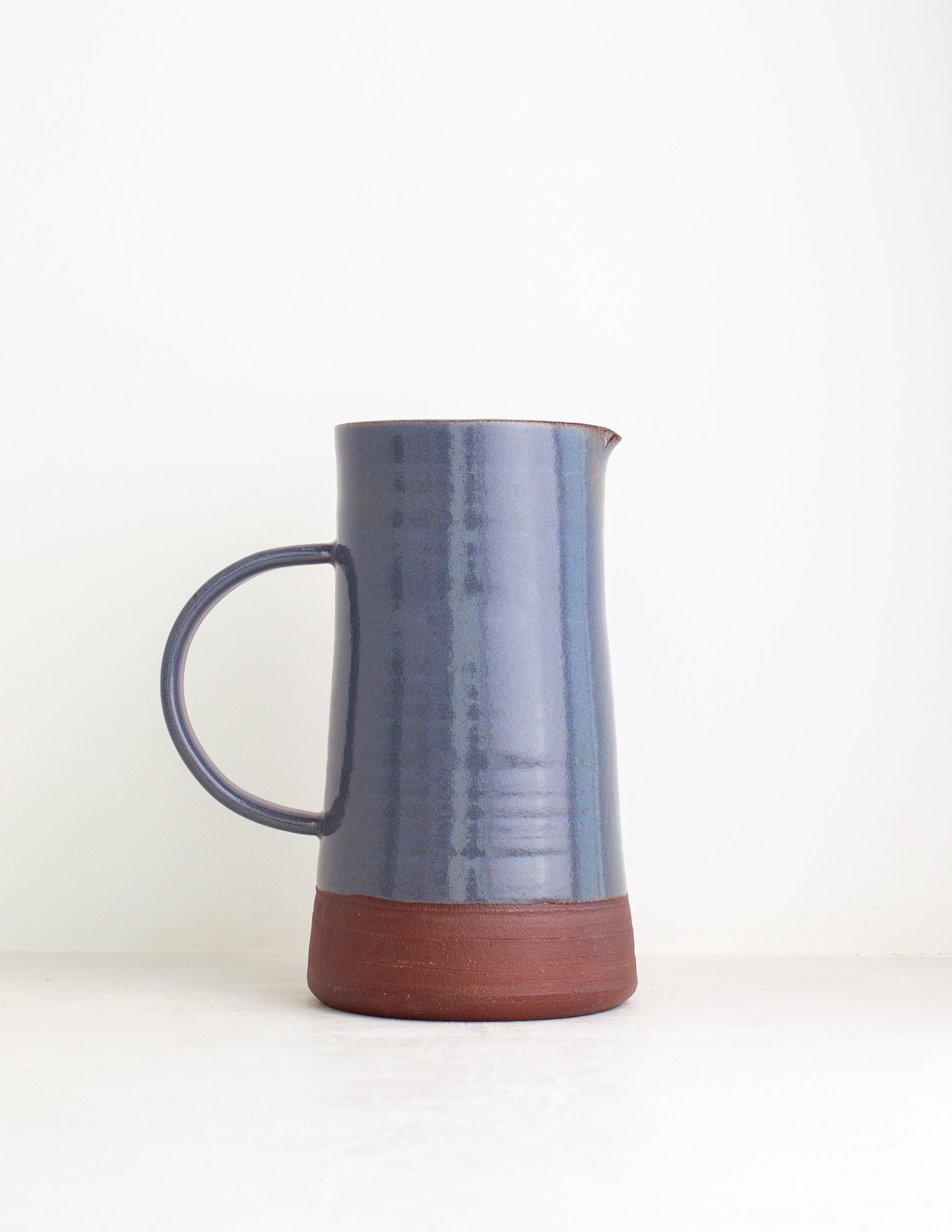 Black Oak Art Pitcher Blue | Heirloom Boulevard