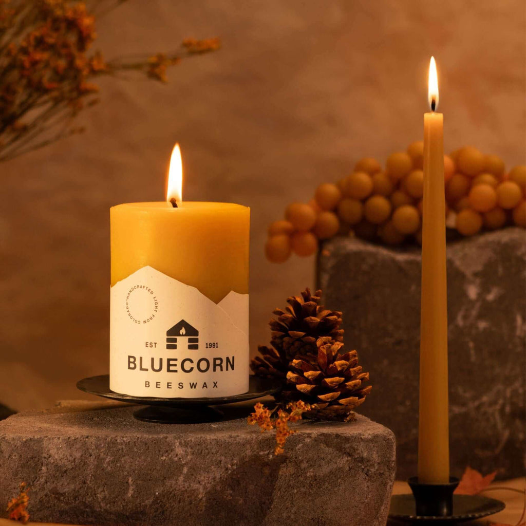 Pure Beeswax Pillar Candles | Heirloom Boulevard