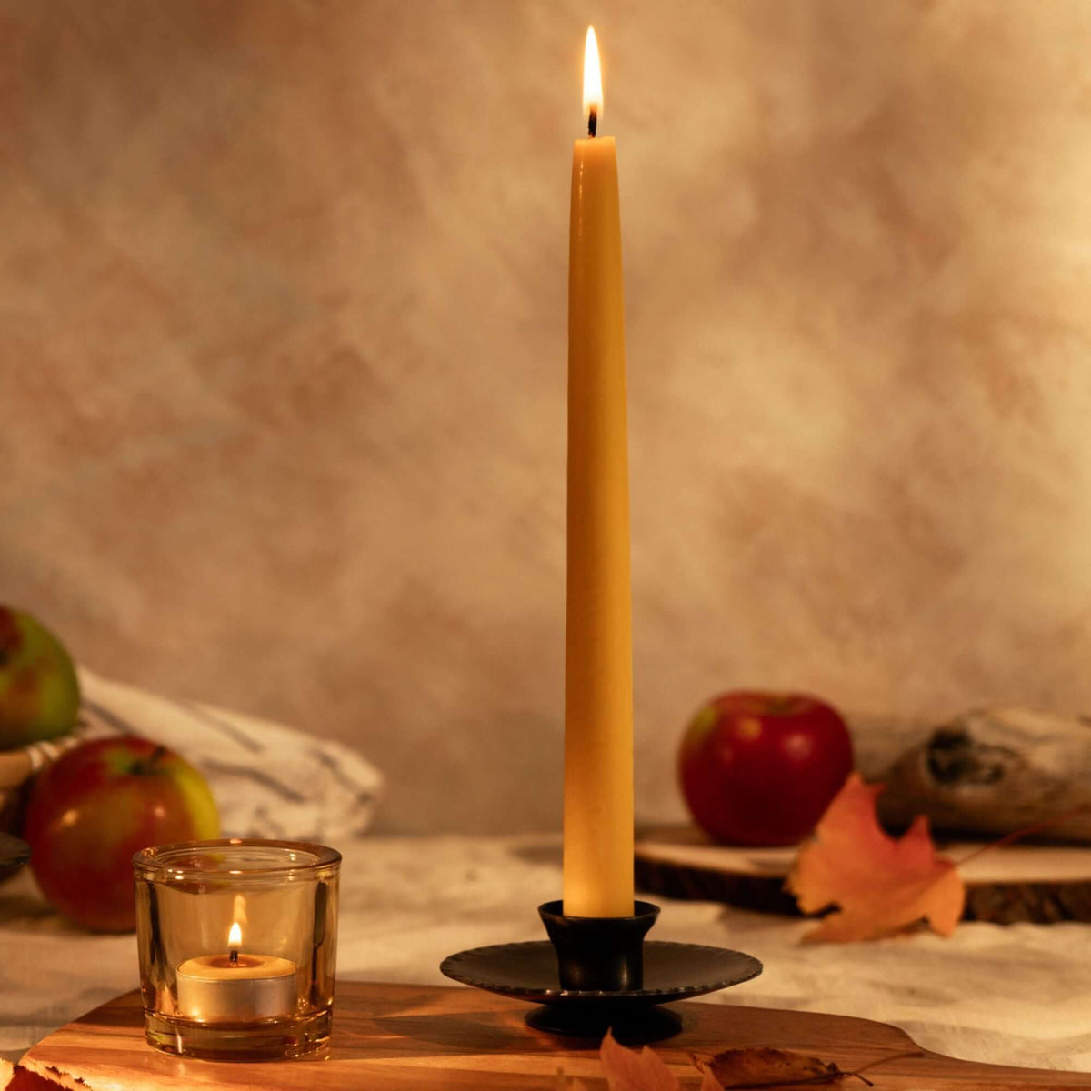 Hand-Dipped Beeswax Taper Candles - Bulk 4-Pair Bundle | Heirloom Boulevard