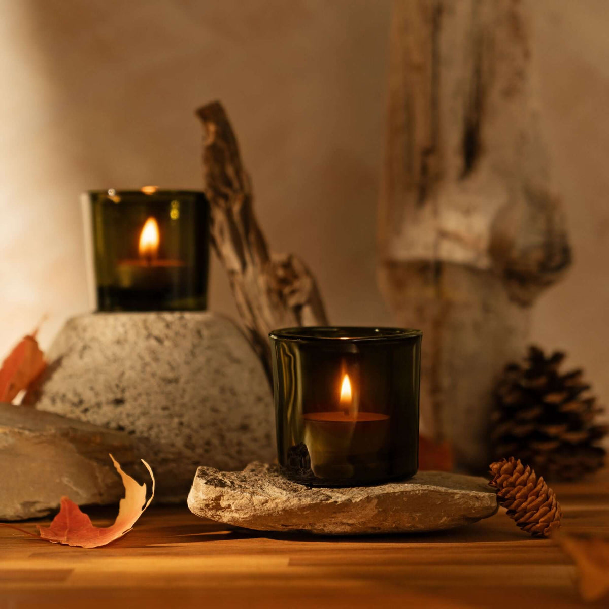 Bluecorn Candles Pure Beeswax Tea Light Candles