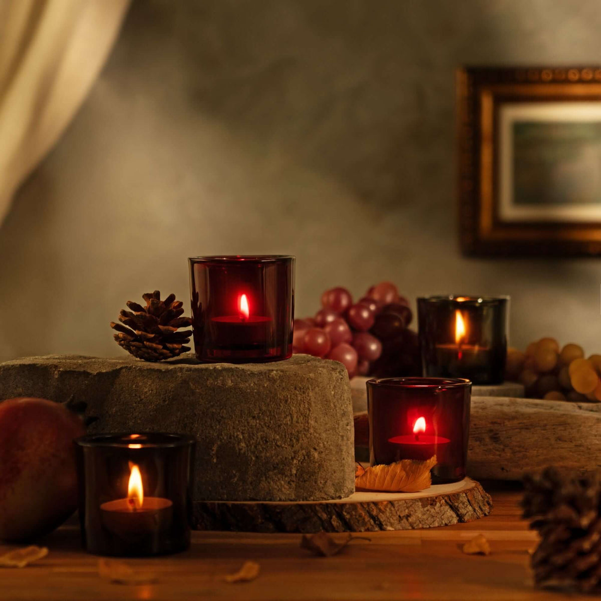 Bluecorn Candles Pure Beeswax Tea Light Candles