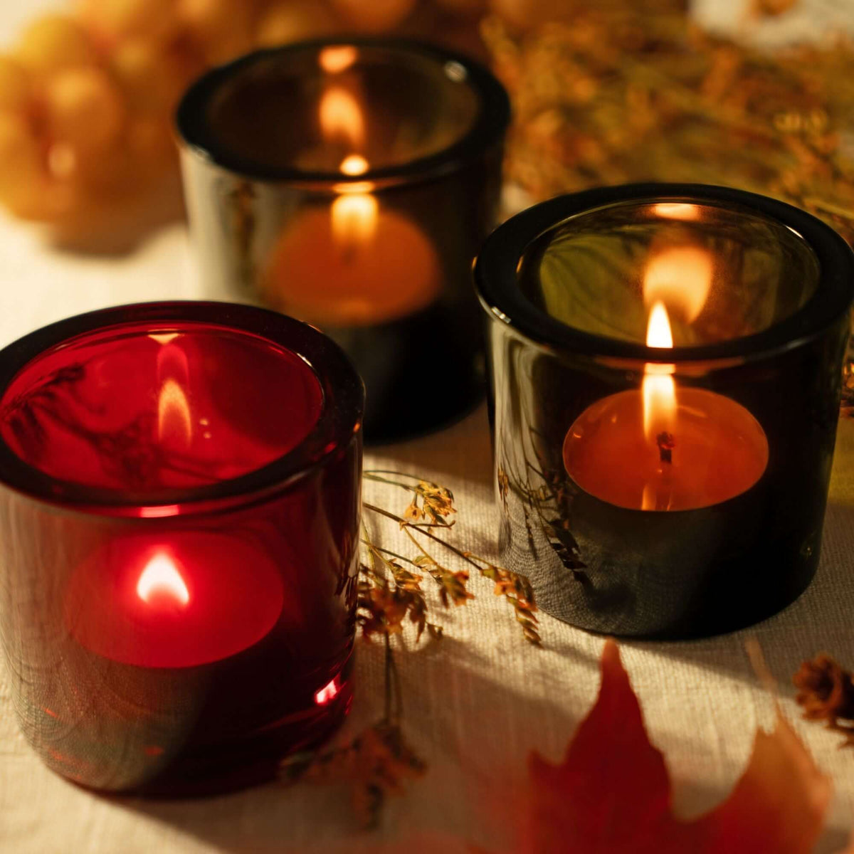 Bluecorn Candles Pure Beeswax Tea Light Candles