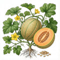 CANTALOUPE Seeds, Hearts of Gold | Heirloom Boulevard