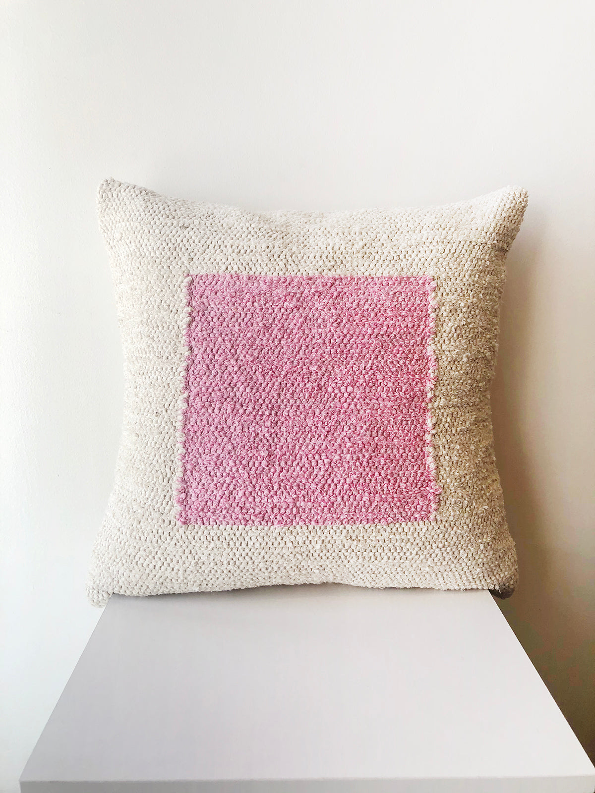 Casa Cubista Pink Square Pillow | Heirloom Boulevard