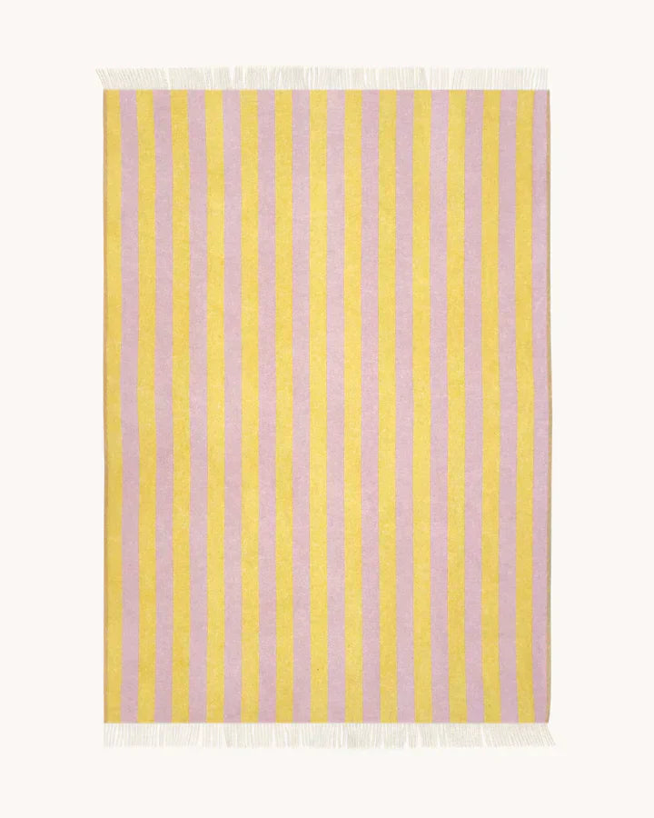 Blanket CANDY WRAP Pink / Yellow 4.25 x 6.5 ft