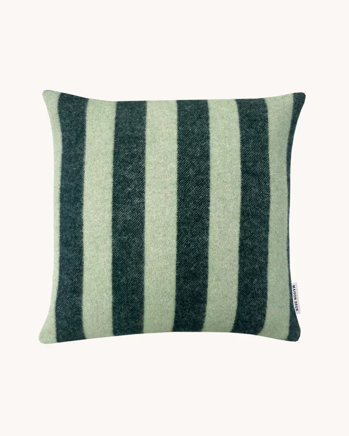 Maison Deux Cushion CANDY WRAP Green / Sage 1.65 x 1.65 ft VICILink | Heirloom Boulevard