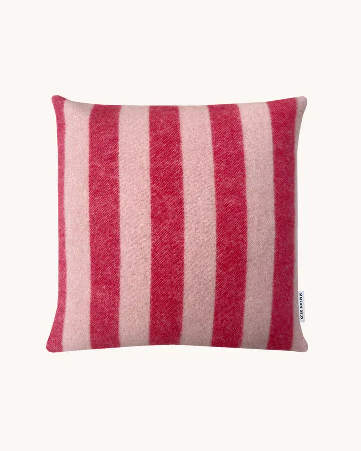 Maison Deux Cushion CANDY WRAP Pink / Cherry 1.65 x 1.65 ft VICILink | Heirloom Boulevard