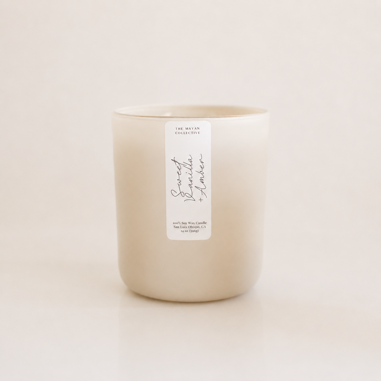 Sweet Vanilla & Amber Soy Wax Candle | Heirloom Boulevard