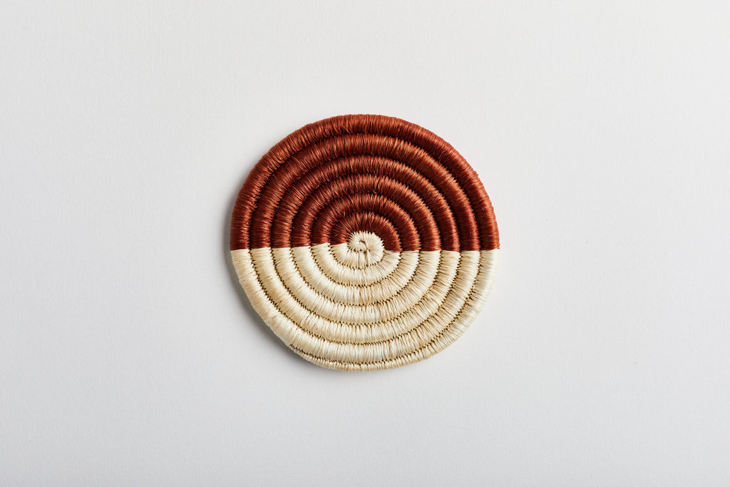 Monserrate Woven Coaster Sets - 4 colors atacama home | Heirloom Boulevard
