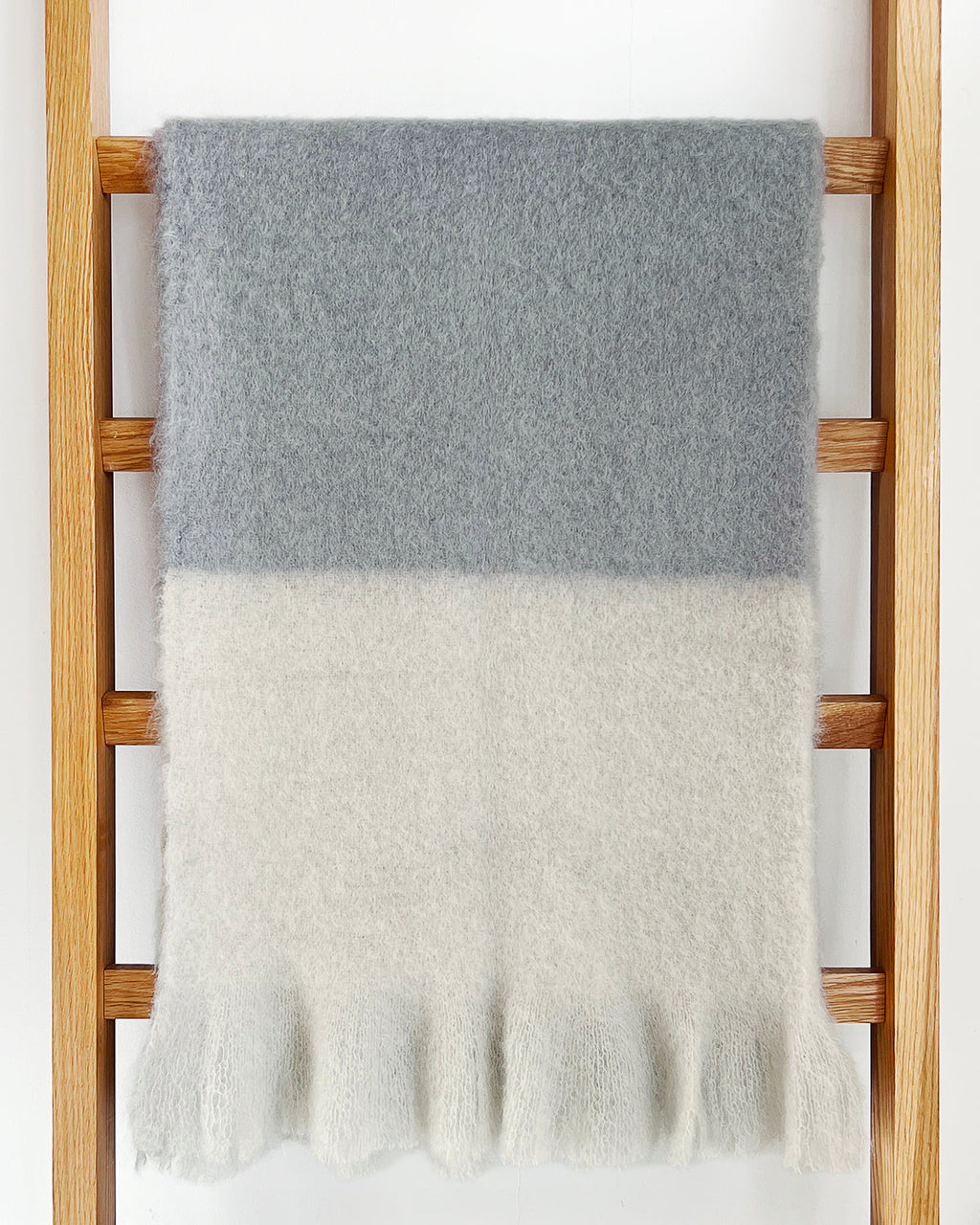 Mantas Ezcaray Winter Color Block Ezcaray Mohair Throw atacama home | Heirloom Boulevard