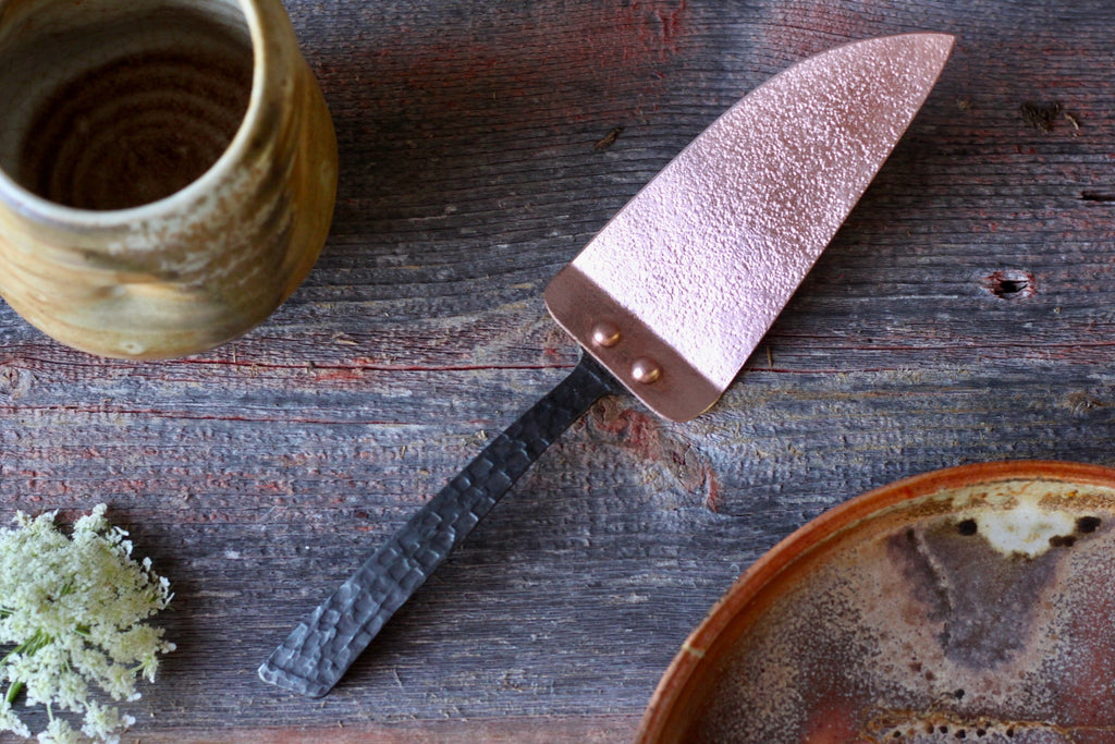 Wicks Forge Copper Pie and Cake Server | Heirloom Boulevard