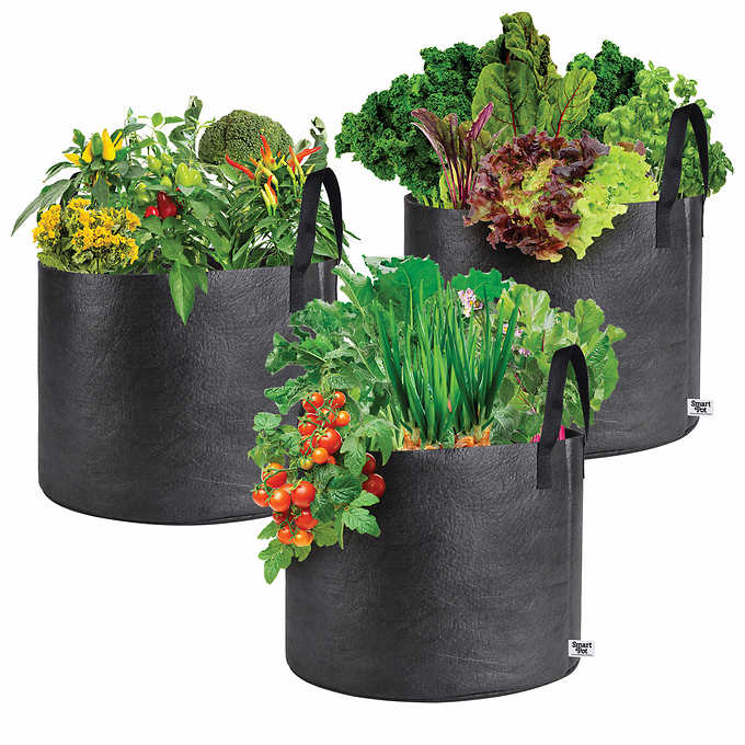 Smart Pot 15-Gallon Vegetable Planters (3 Pack) | Heirloom Boulevard