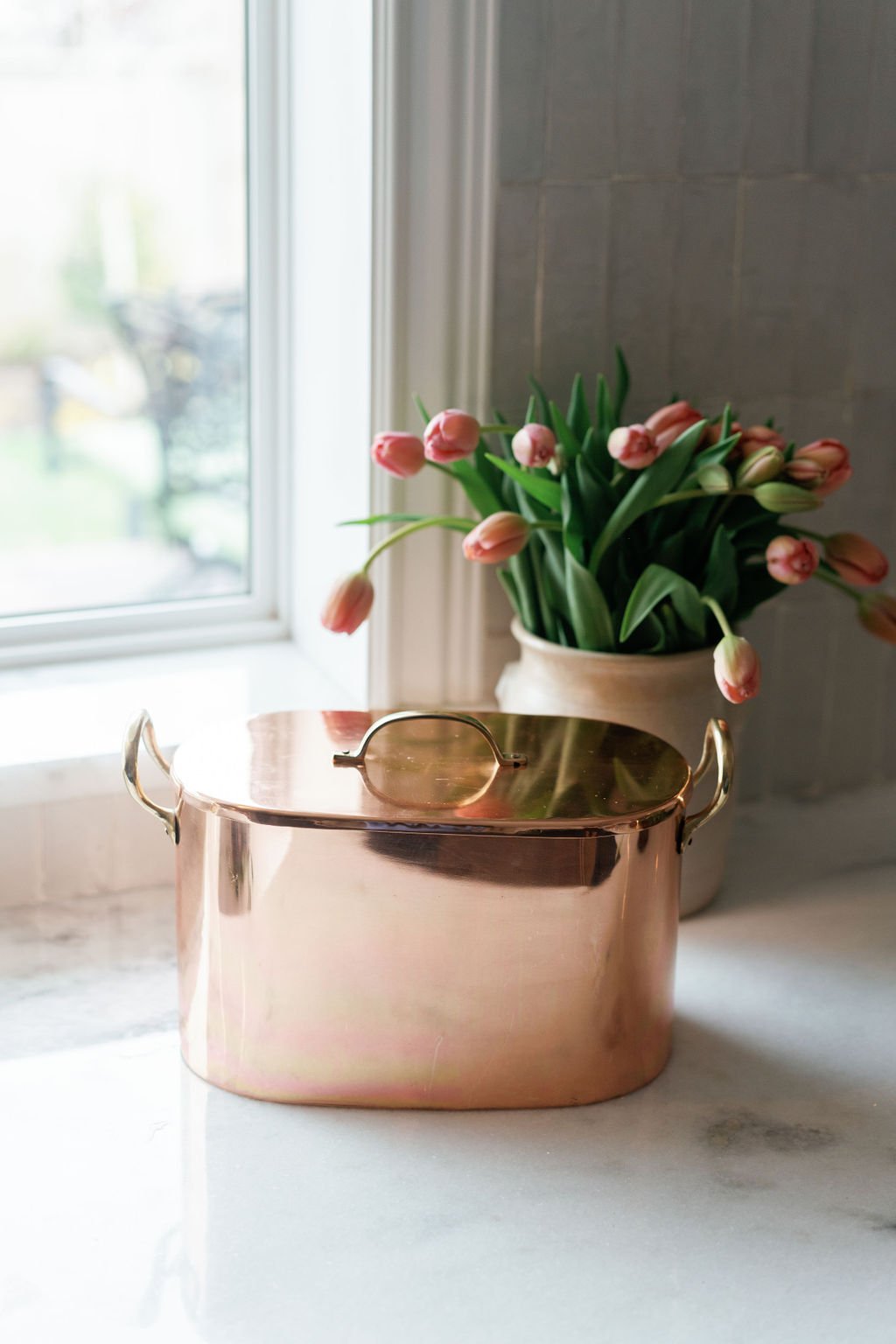 Galley & Fen Copper Bread Box with Brass Handles | Heirloom Boulevard