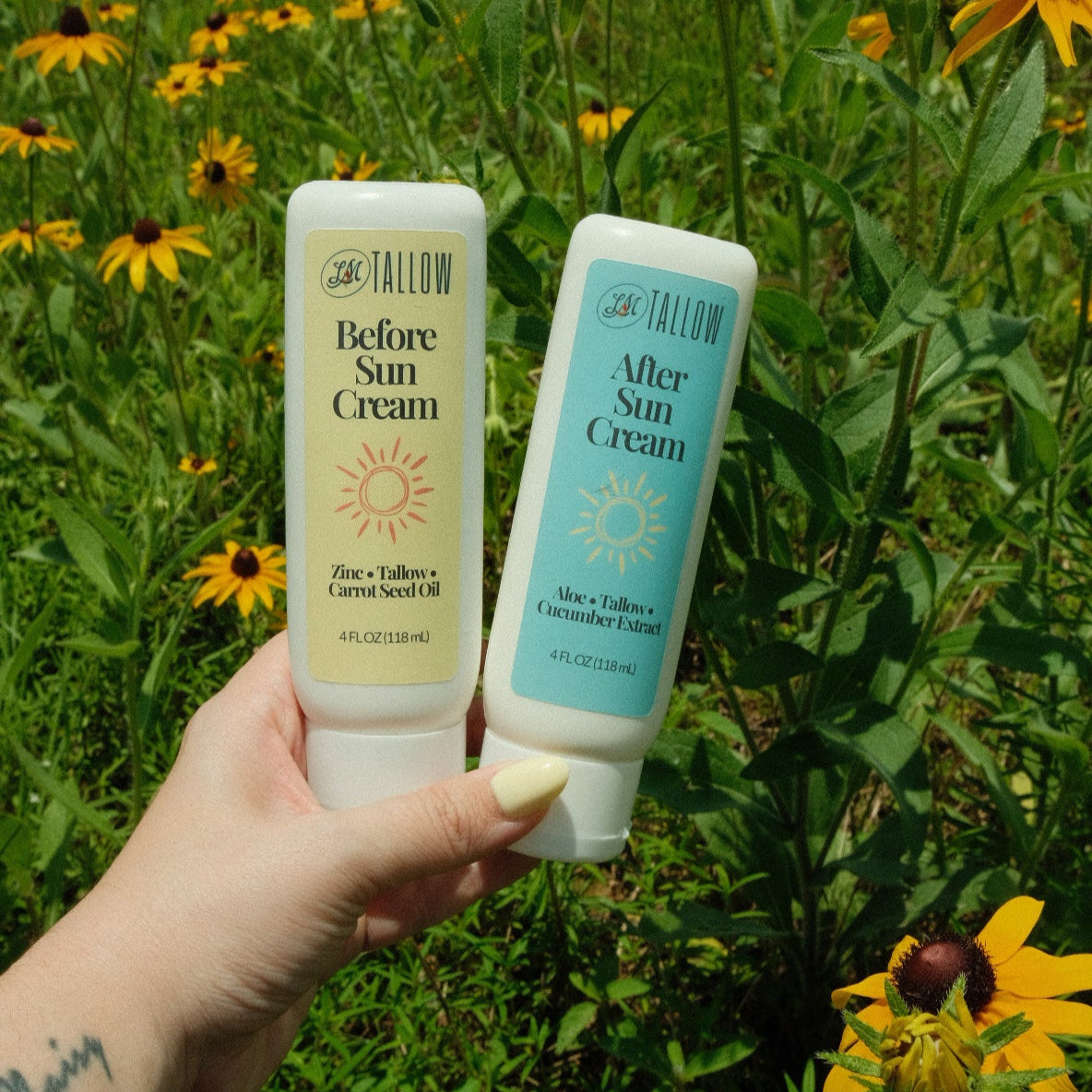 Tallow Sun Care Duo - Before & After Sun Cream Lady May Tallow | Heirloom Boulevard