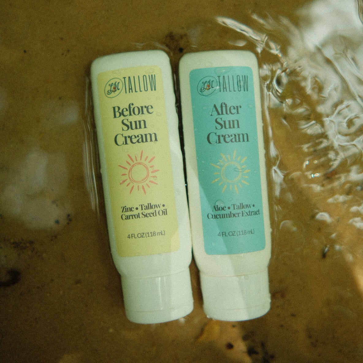 Tallow Sun Care Duo - Before & After Sun Cream Lady May Tallow | Heirloom Boulevard