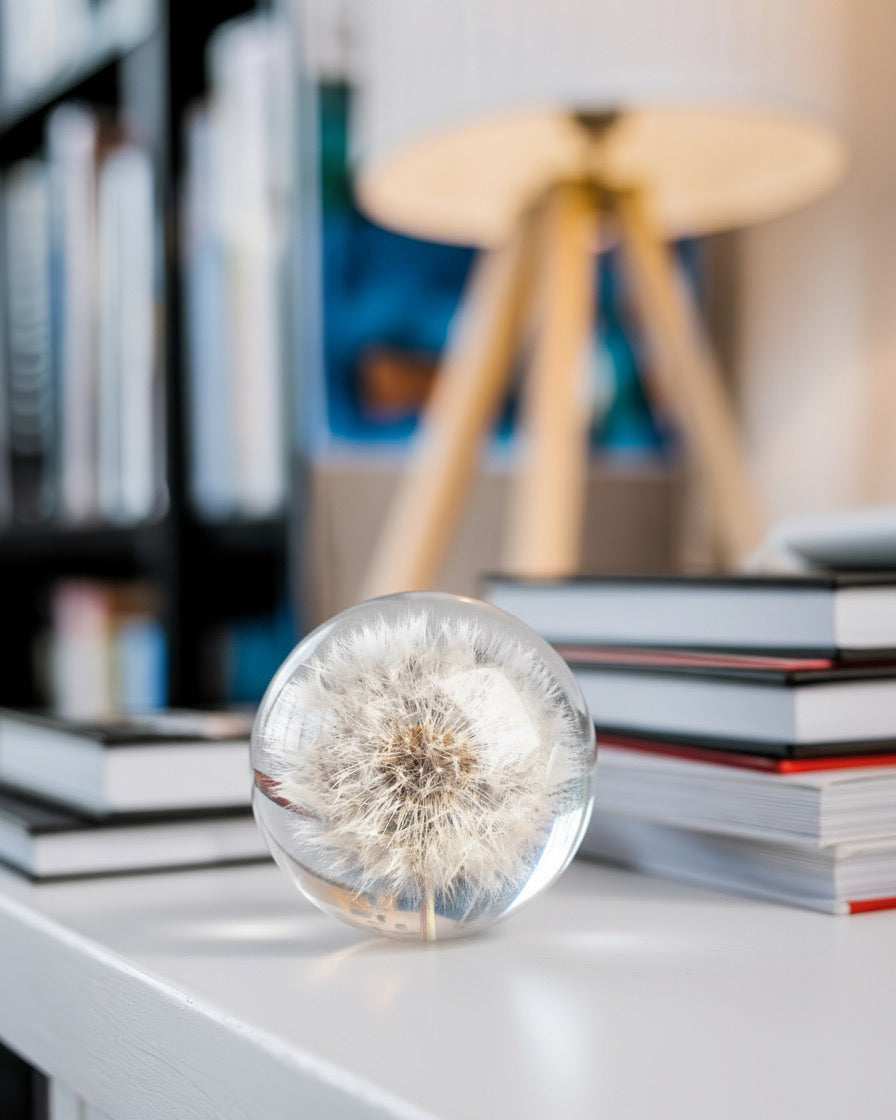 Bloomist Dandelion Botanical Resin Paperweight | Heirloom Boulevard