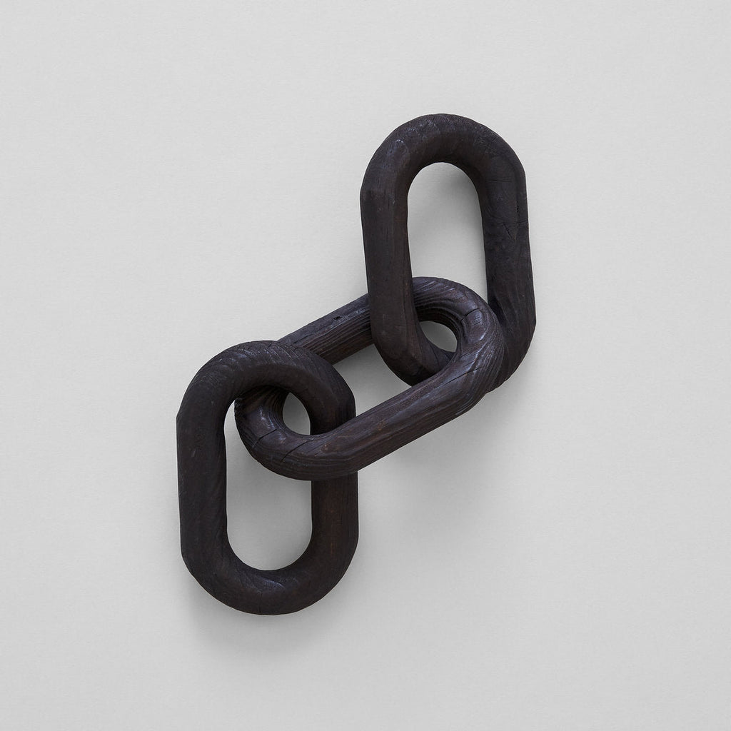 Bloomist Charcoal Wood Chain, Large Link 3-link | Heirloom Boulevard