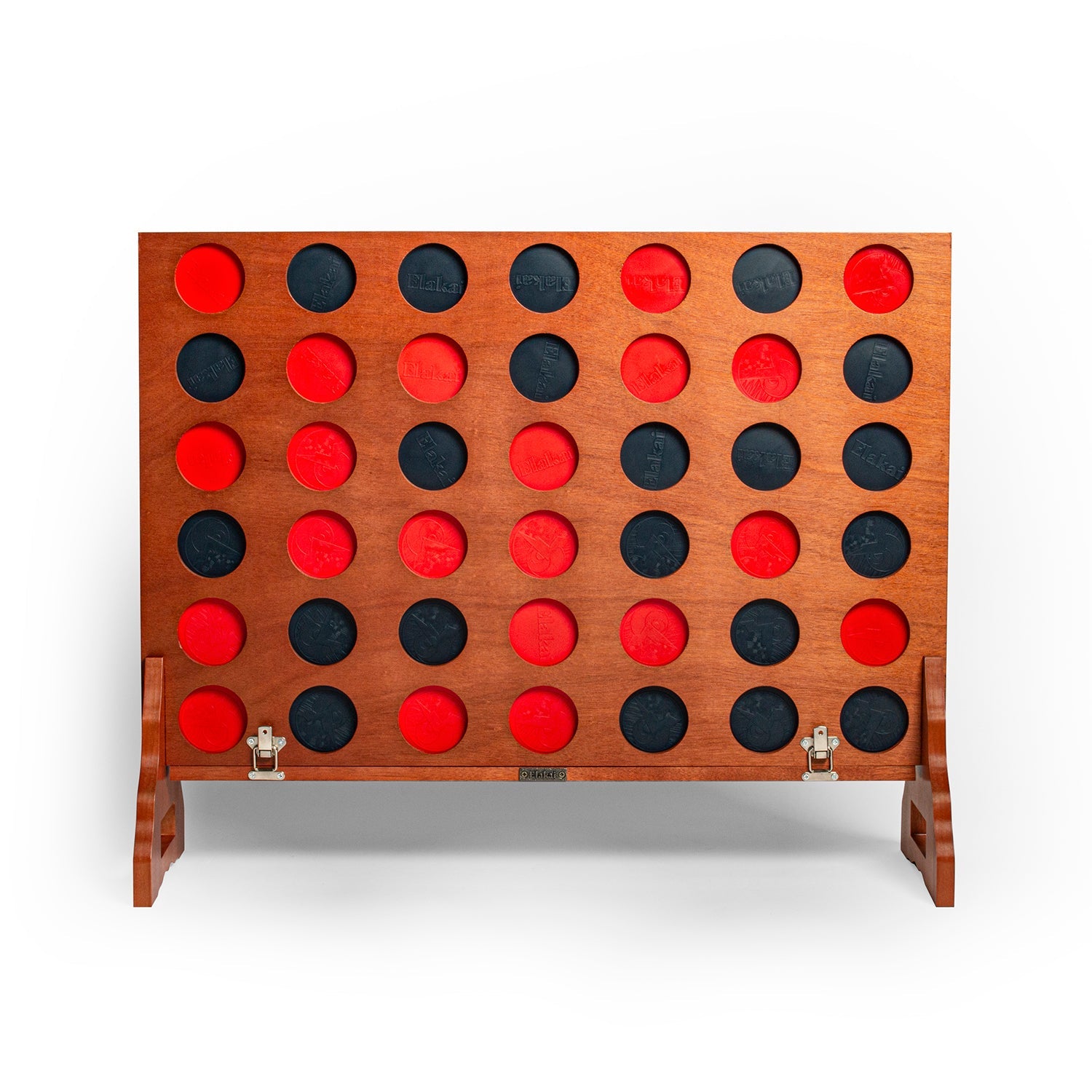 Elakai Mahogany Convoy 4-in-a-Row Game | Heirloom Boulevard