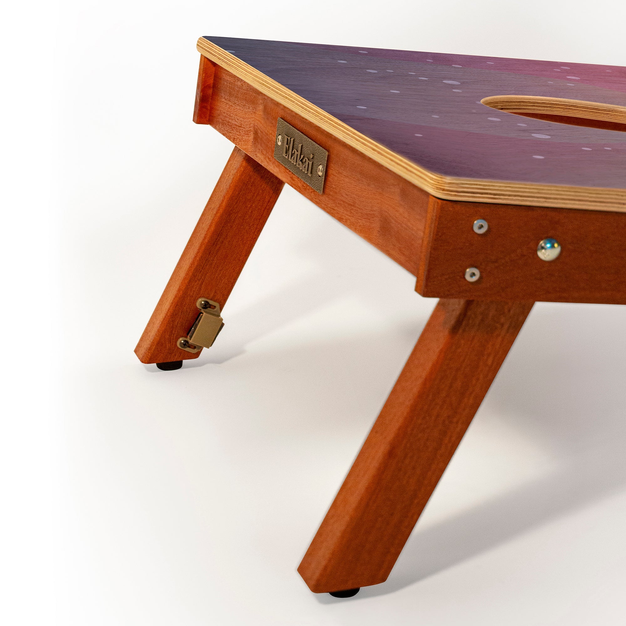 Elakai Aurora National Park Mahogany Pathfinder Cornhole Boards | Heirloom Boulevard