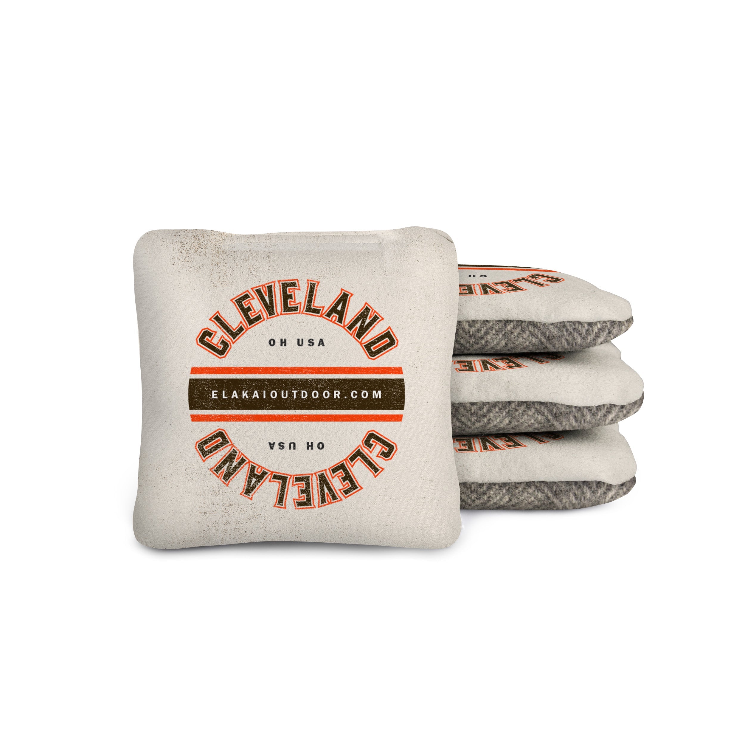 Elakai 1ft x 2ft Gameday Teams Epoxy Resin Wood Compact Travel Cornhole Board Set | Heirloom Boulevard