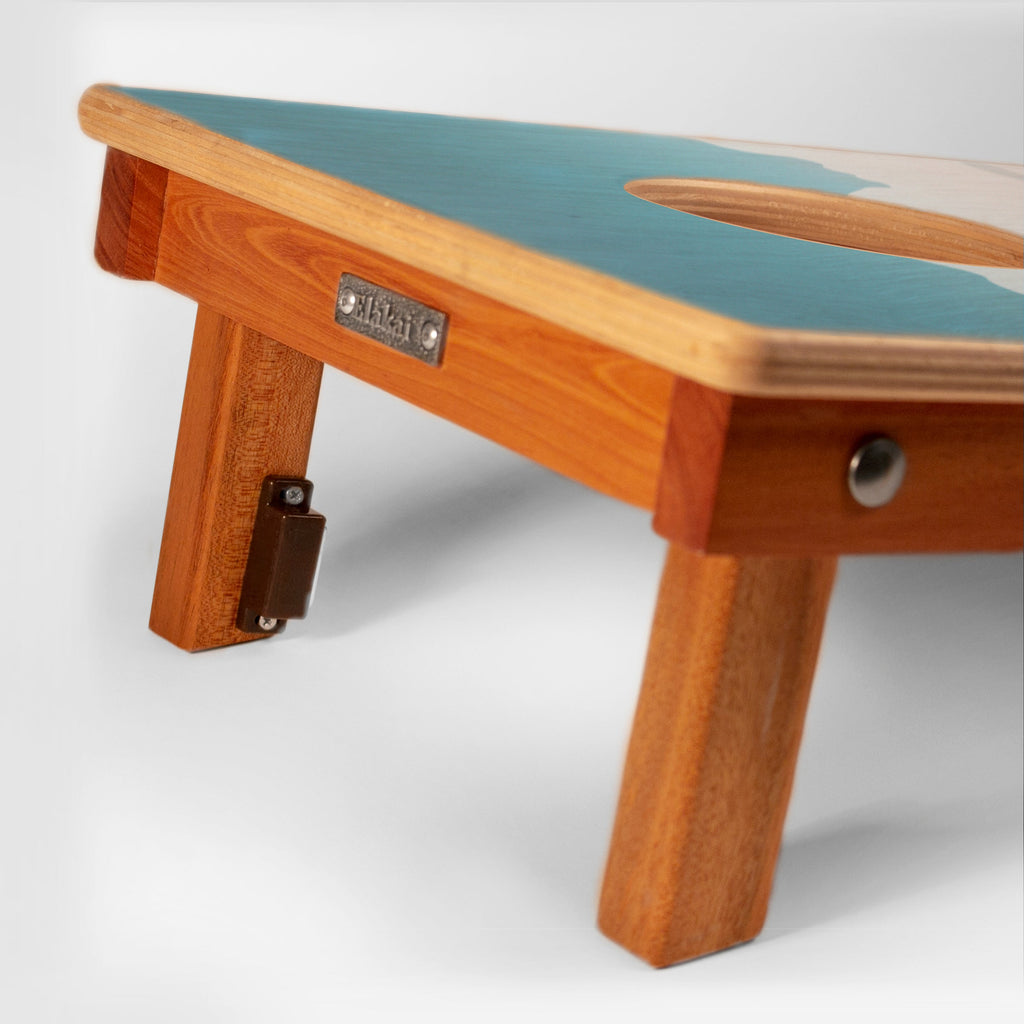 Elakai 1ft x 2ft Gulf Islands National Park Mahogany Pathfinder Cornhole Board Set | Heirloom Boulevard