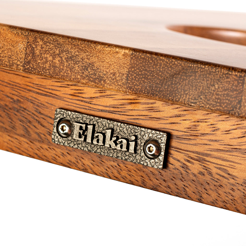 Elakai 1ft x 2ft Beach Epoxy Resin Wood Compact Travel Cornhole Board Set | Heirloom Boulevard