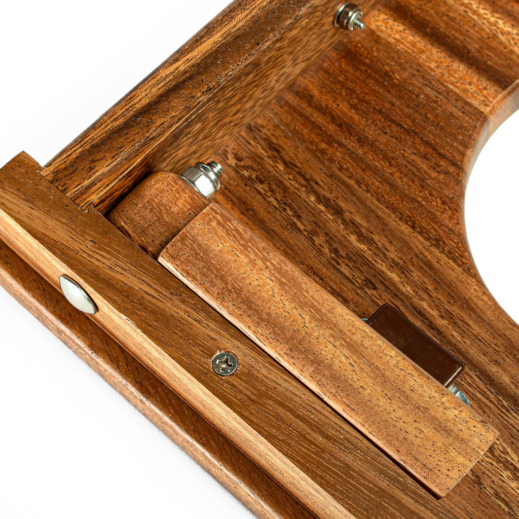 Elakai 1ft x 2ft Blue Mountain Epoxy Resin Wood Compact Travel Cornhole Board Set | Heirloom Boulevard