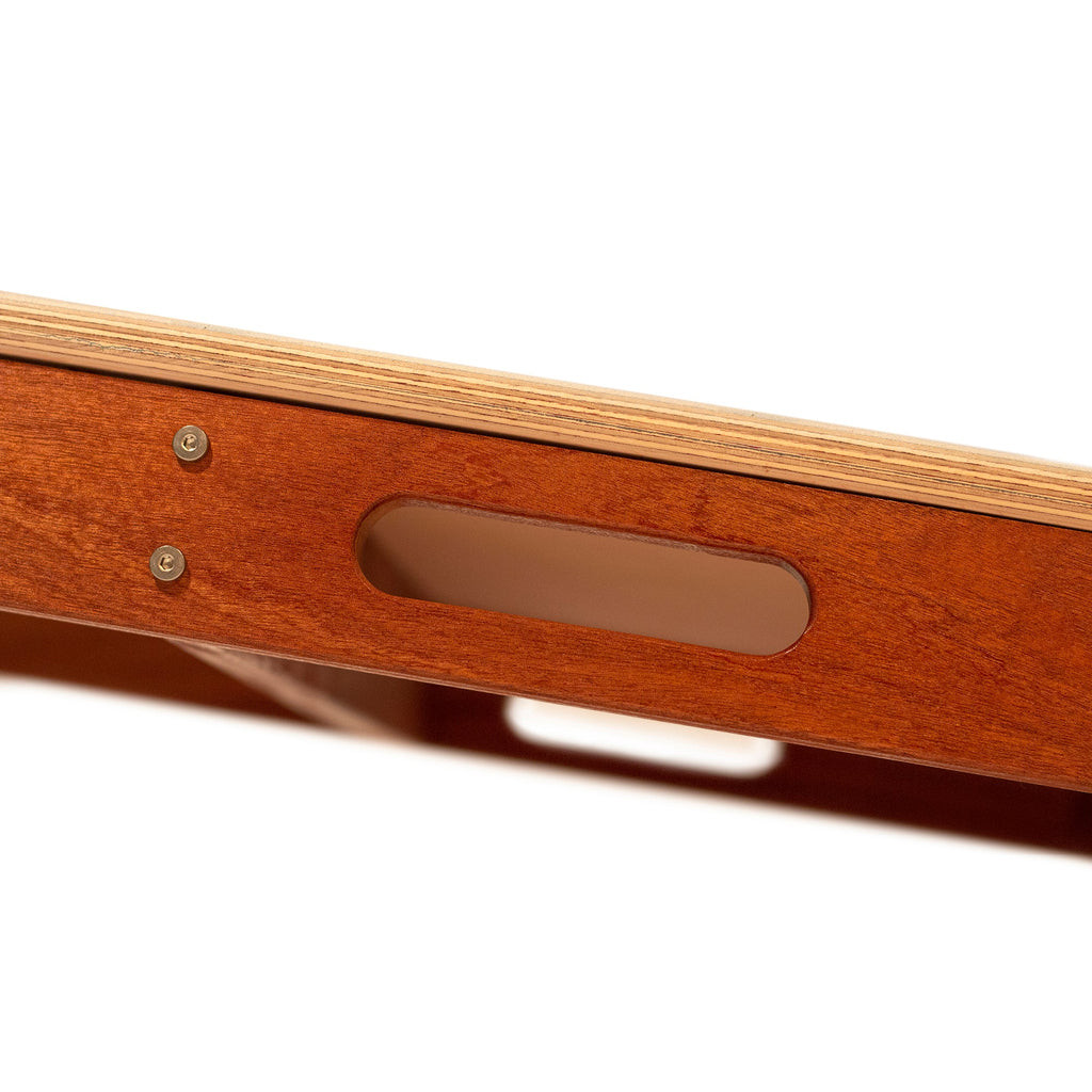 Elakai Classic Woody Mahogany Pathfinder Cornhole Boards | Heirloom Boulevard