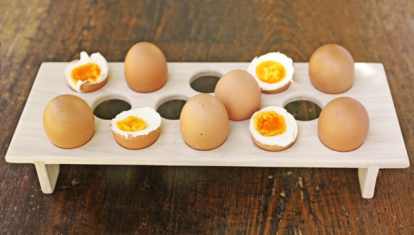 Hand-Carved Wooden Fridge Egg Tray | Heirloom Boulevard