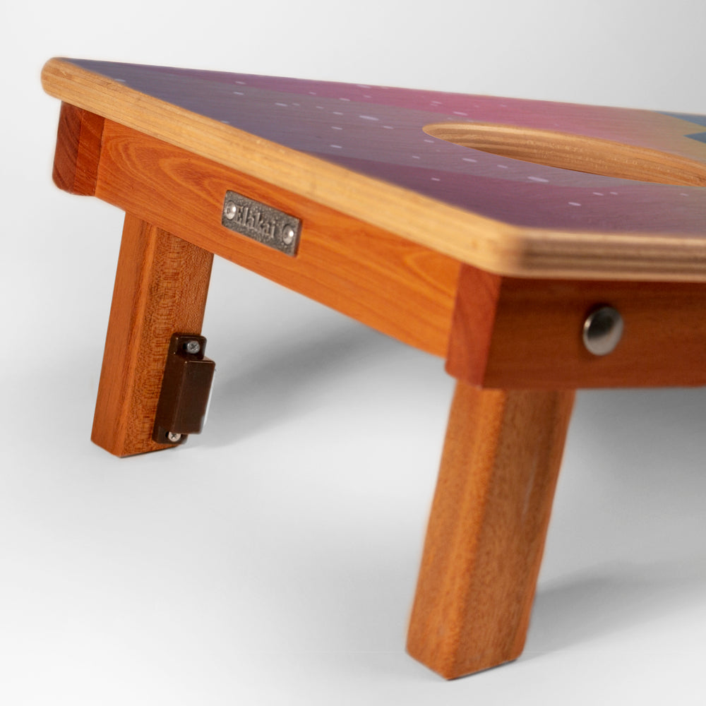 Elakai Aurora National Park Mahogany Pathfinder Cornhole Boards | Heirloom Boulevard