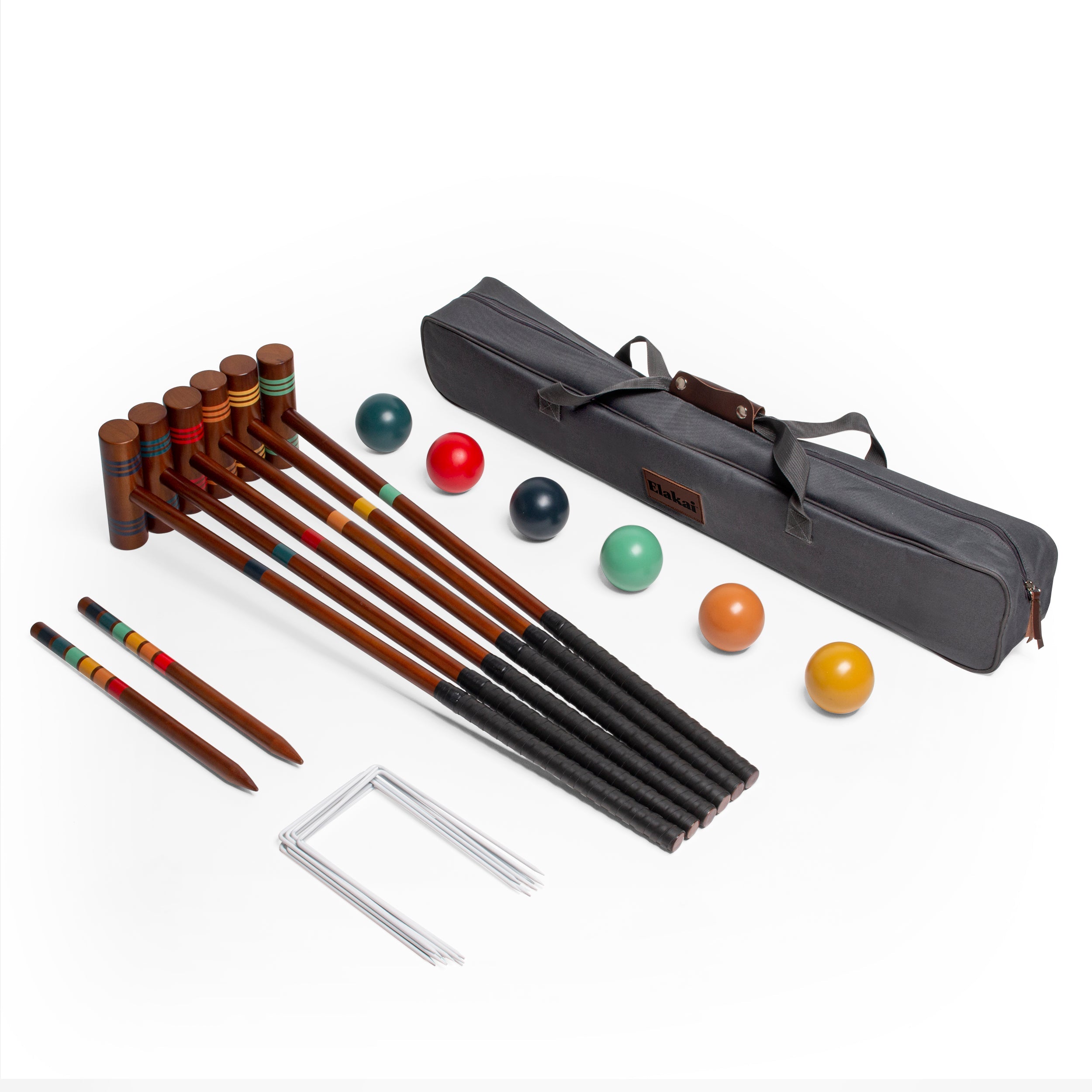 Elakai Hevea Rover Six Player Travel Croquet Set | Heirloom Boulevard