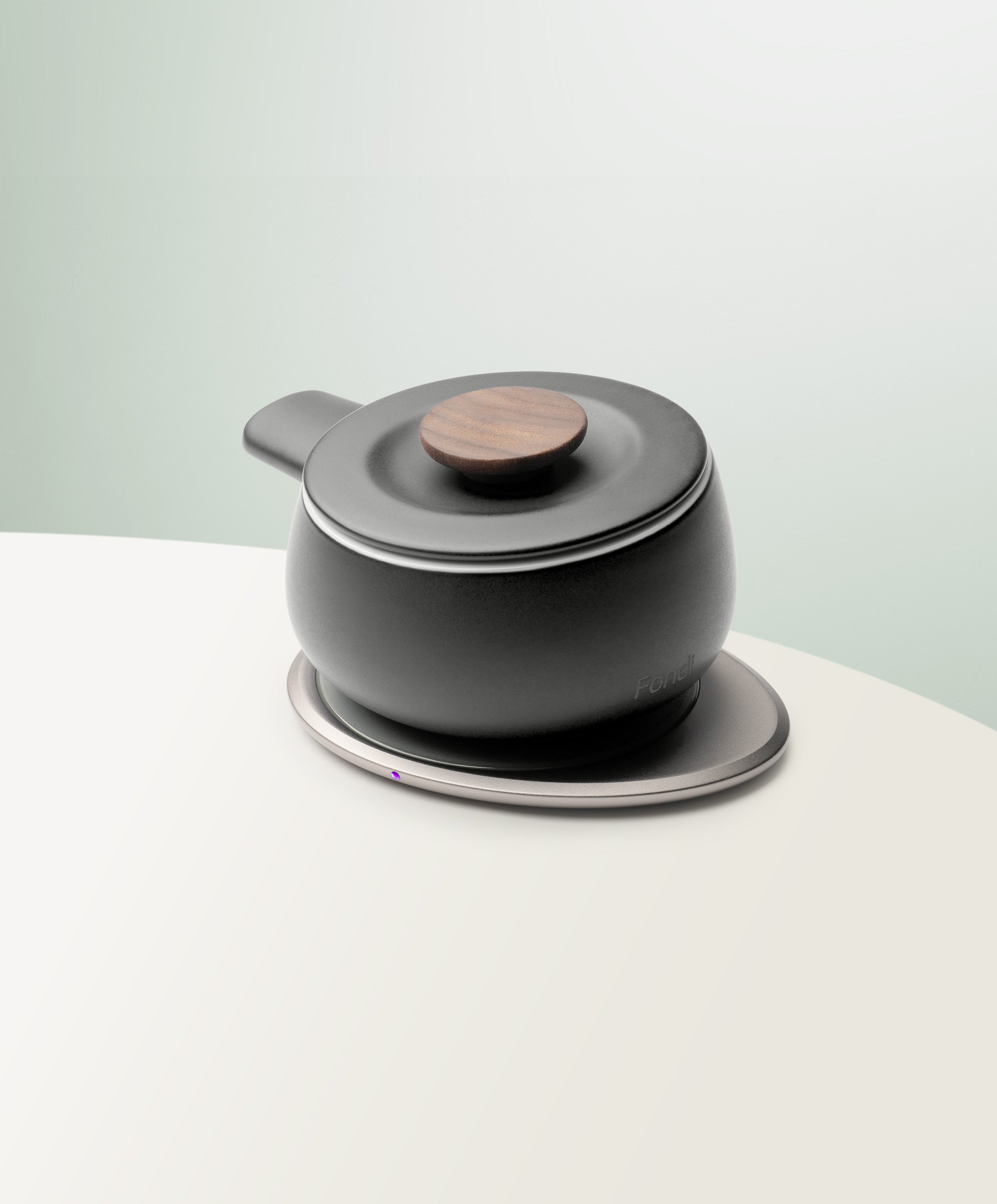 OHOM Fondi Self-heating Fondue Set - Inkstone Black | Heirloom Boulevard